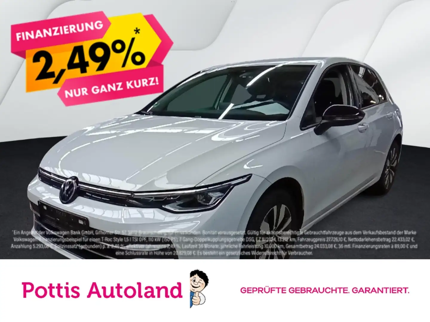 Volkswagen Golf 1.5 TSI GOAL AHK NAVI PDC SITZHZG KLIMA Weiß - 1