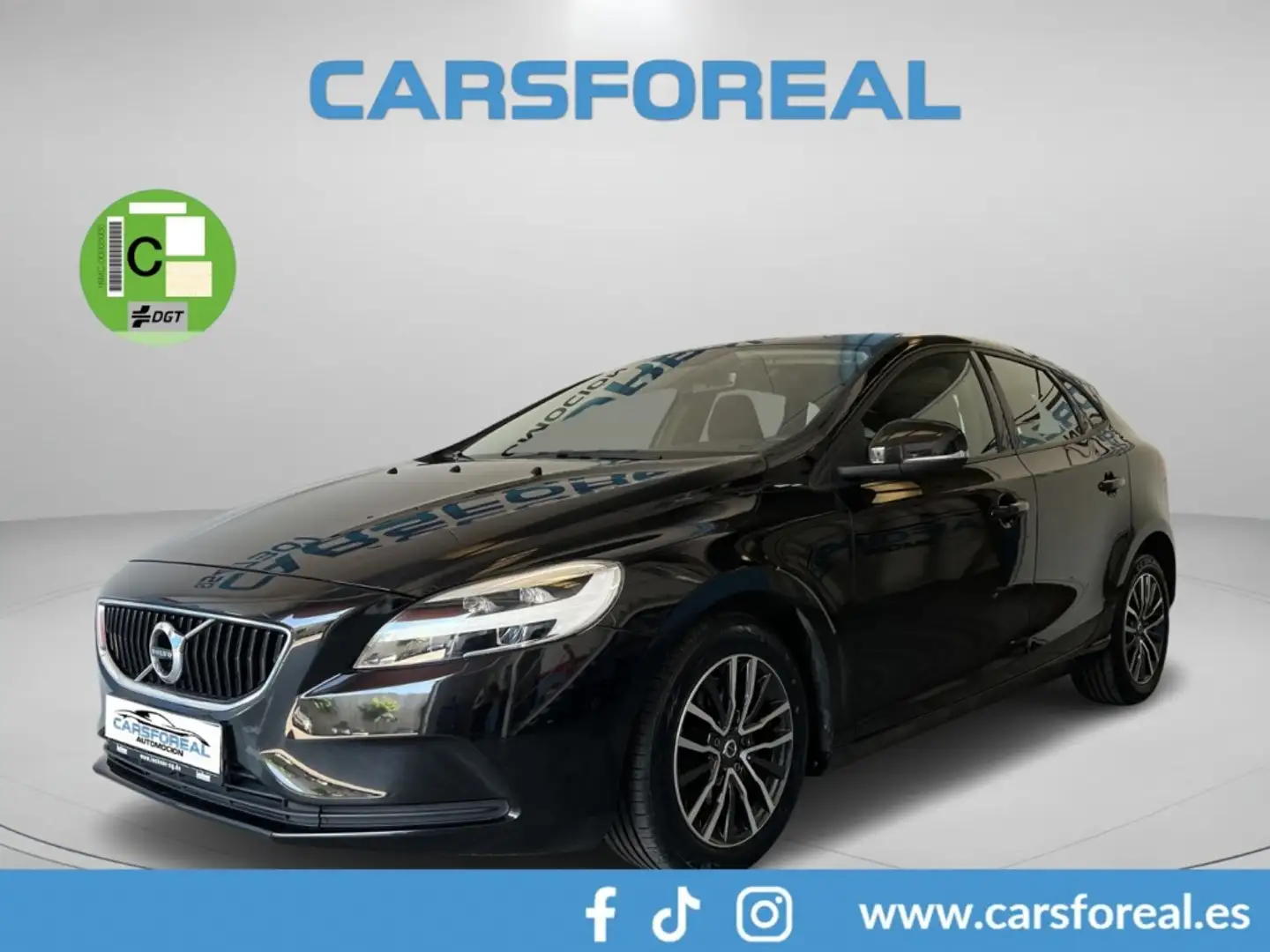 Volvo V40 D2 Momentum 120 Negro - 1