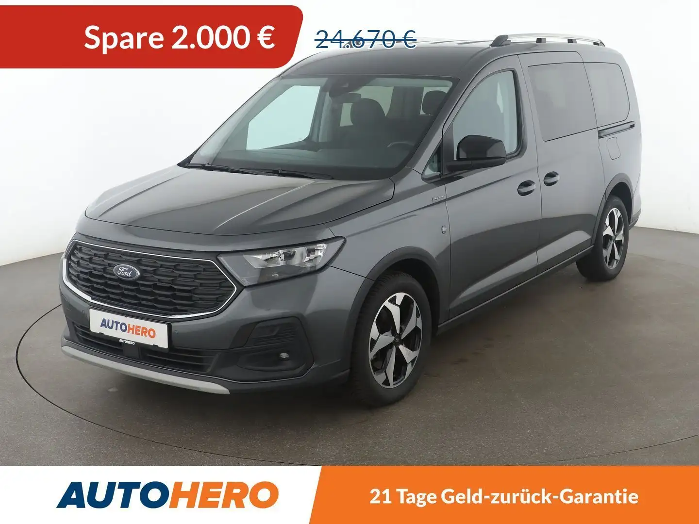 Ford Grand Tourneo 2.0 TDCi EcoBlue Active *NAVI*TEMPO*PDC*SHZ*STGHZ* Grau - 1