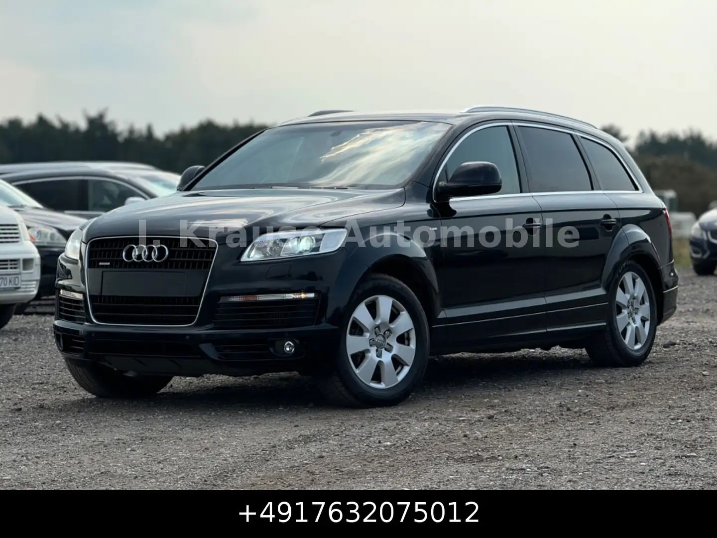 Audi Q7 3.0 TDI quattro S Line Xen ACC AHK Leder Чёрный - 1