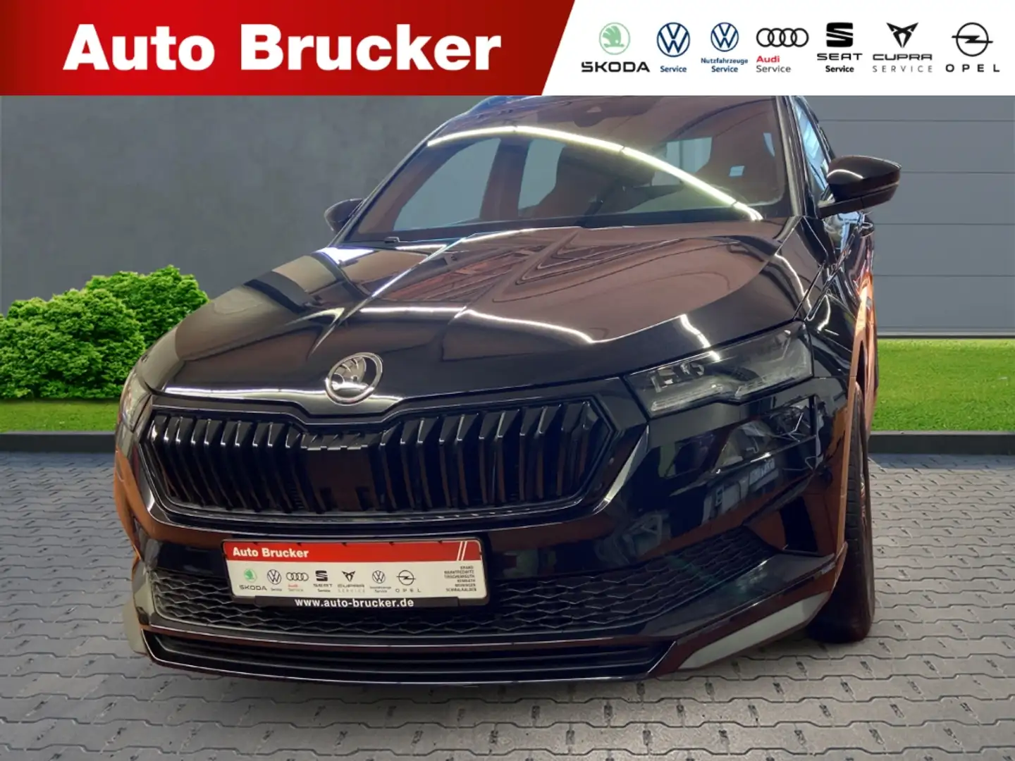 Skoda Karoq Sportline 4x4+Anhängerkupplung+Navi+Alufelgen+LED Schwarz - 1