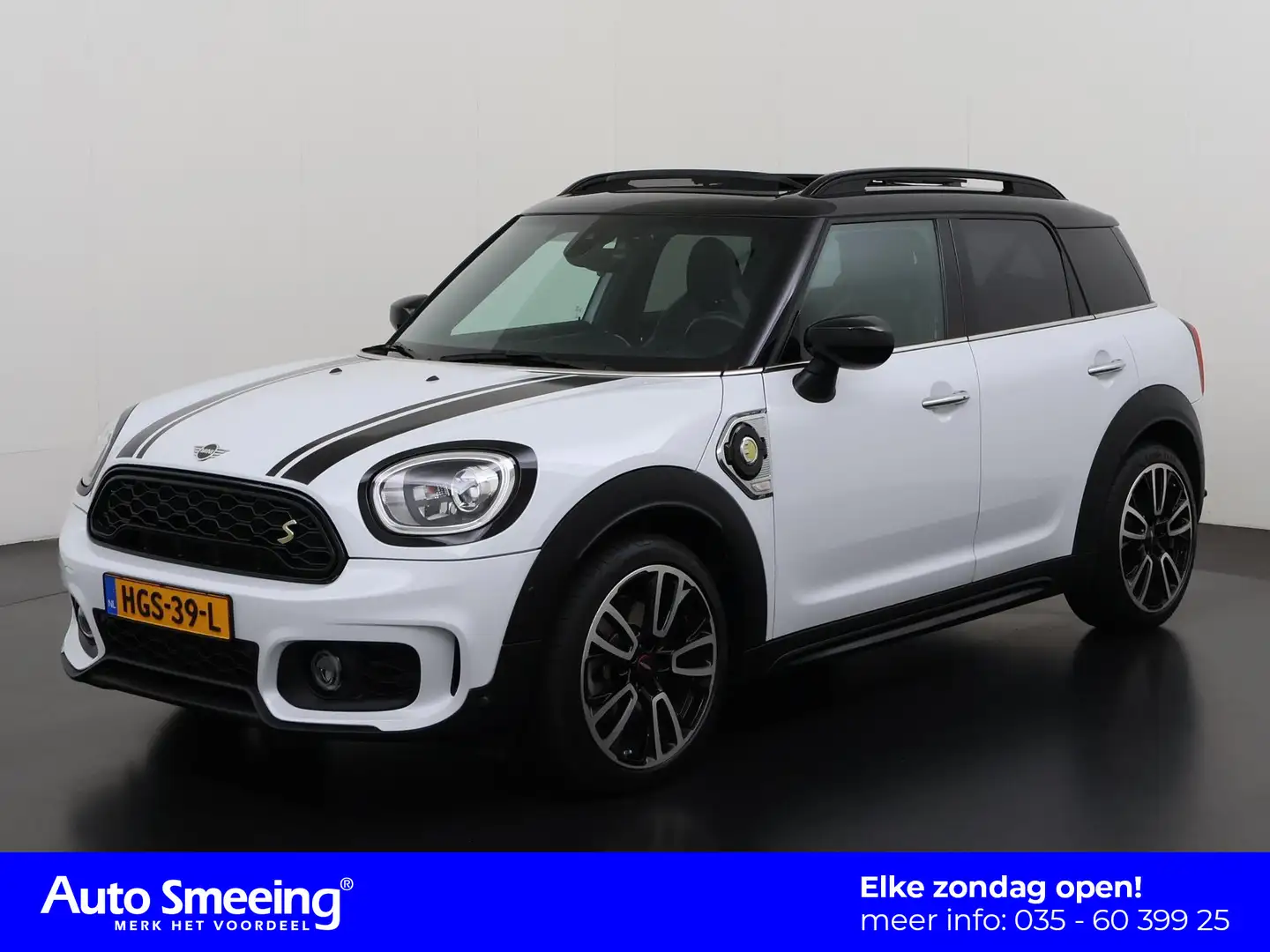 MINI John Cooper Works Countryman Mini S E ALL4 JCW | Panoramadak | Leder/Alcantara Blanc - 1