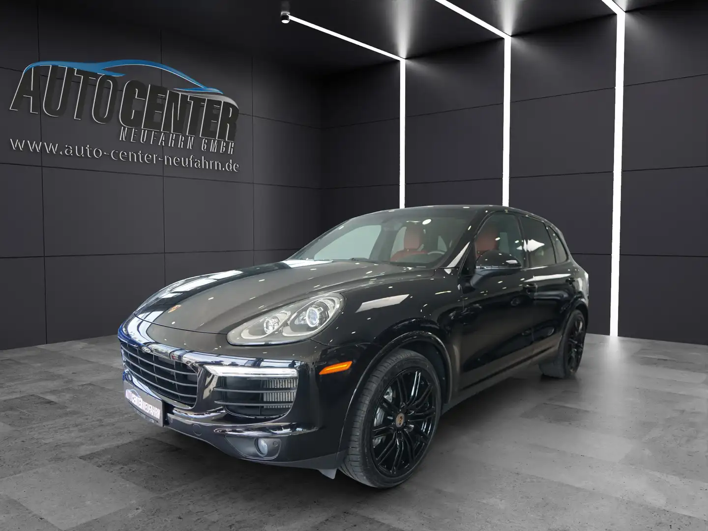 Porsche Cayenne S+NAVI+KAMERA+TOTWINKEL+LEDER+PANO Zwart - 1