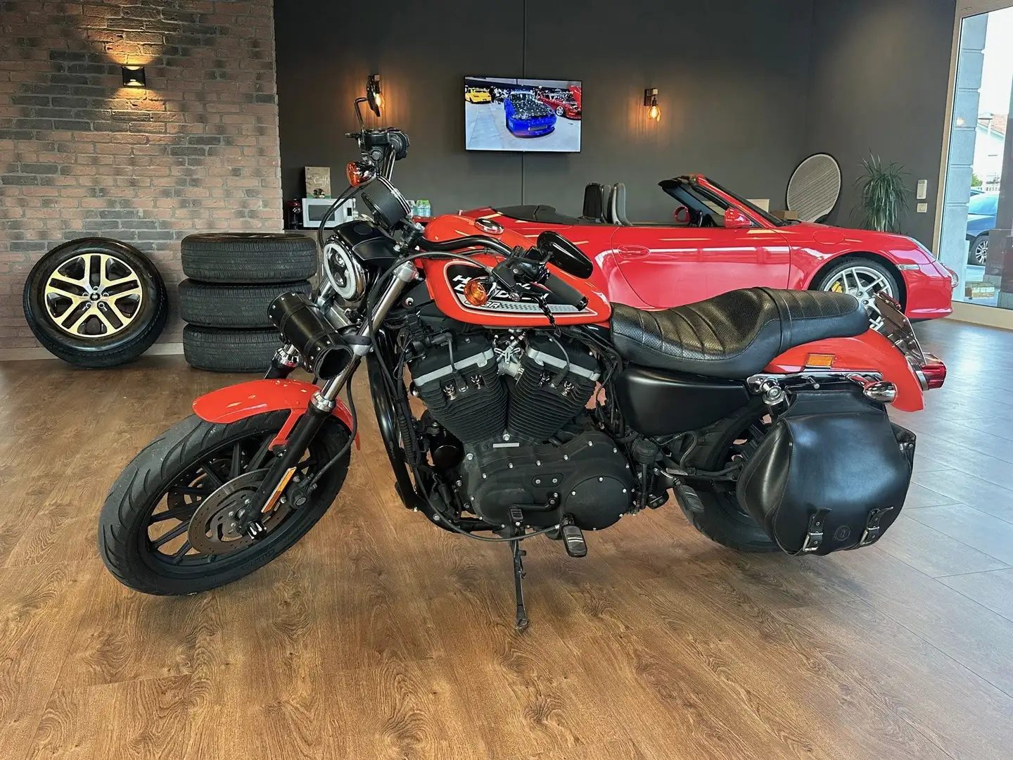 Harley-Davidson Sportster 883 R *scarichi Vanse&Hanes Rosso - 2