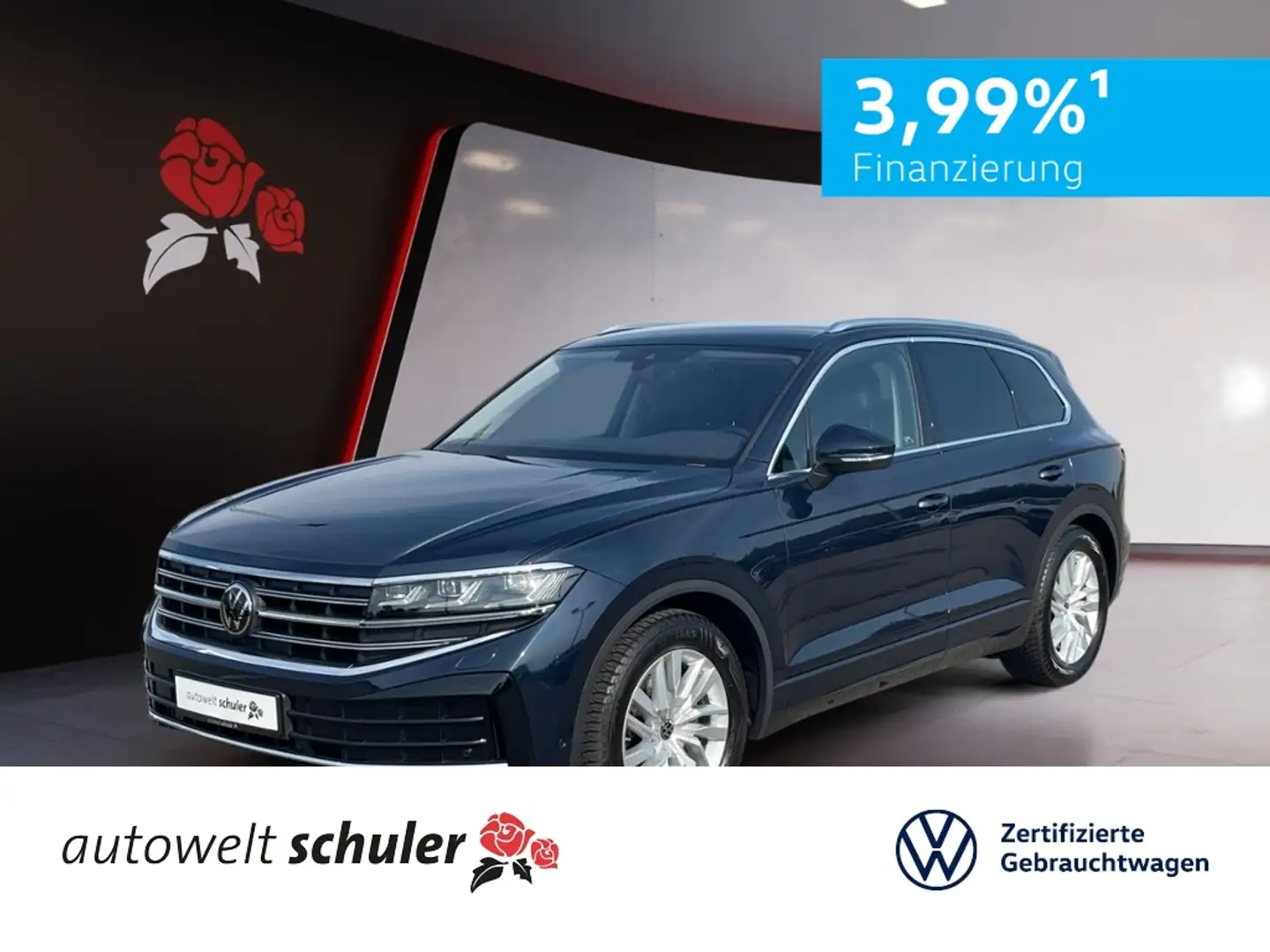 Volkswagen Touareg 3,0 V6 TDI Elegance AHK Luftfederung Blau - 1