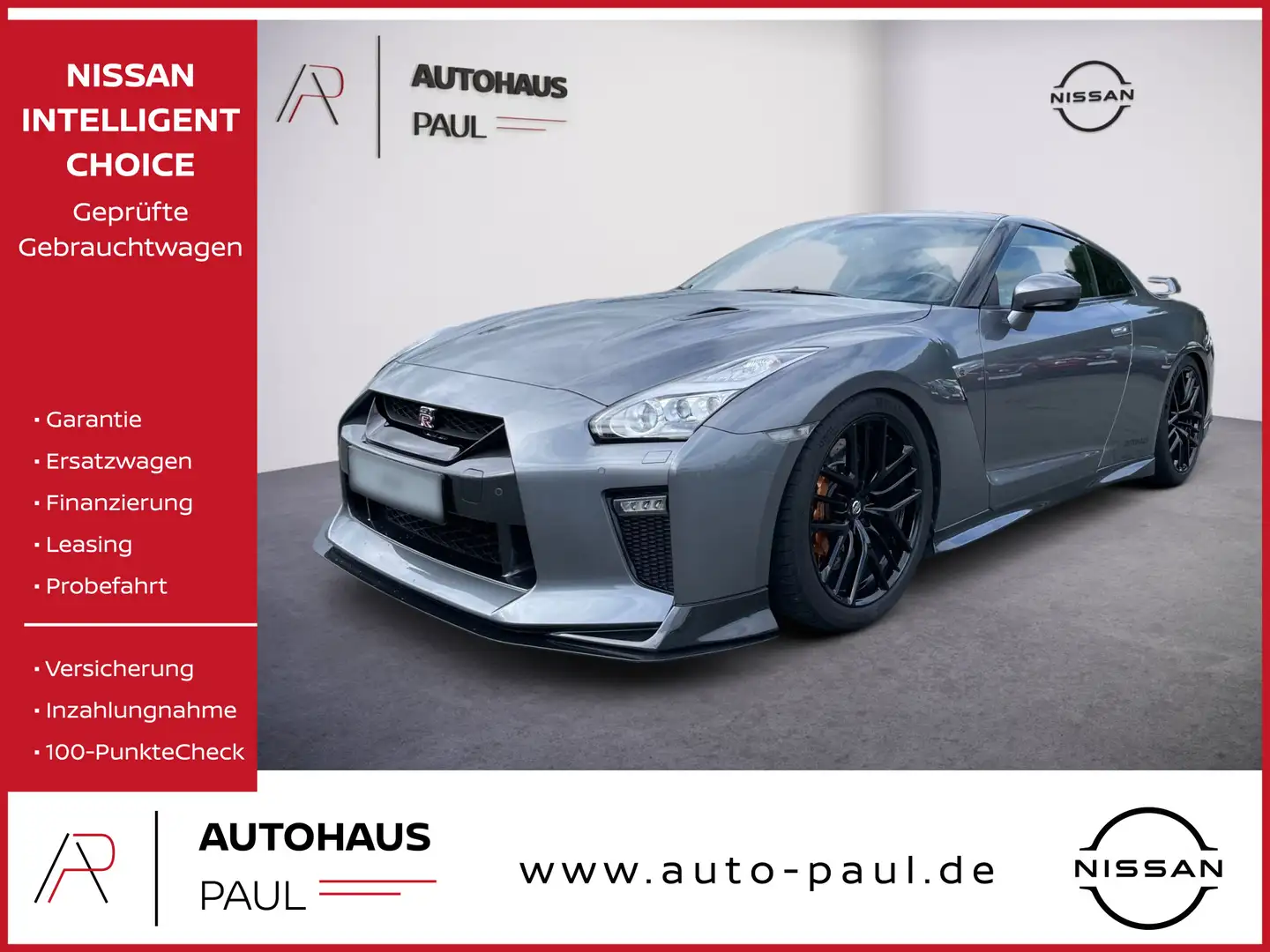 Nissan GT-R Black Edition MY18, Bose, Kamera, KW, SHZ Grau - 1