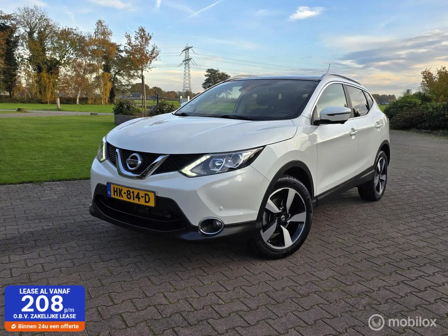 Nissan Qashqai 1.2 Connect Edition/PANODAK/CAMERA/NAVI Blanc - 1