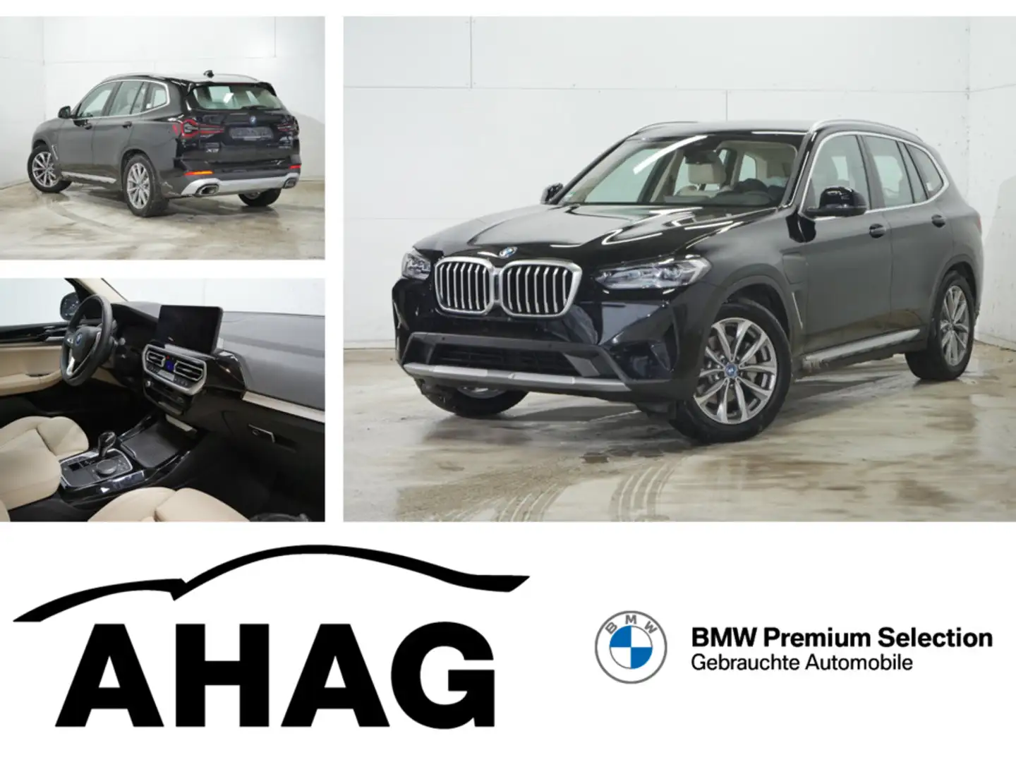 BMW X3 xDrive30e AT Aut. Klimaaut. Head-Up AHK HIFI Schwarz - 1