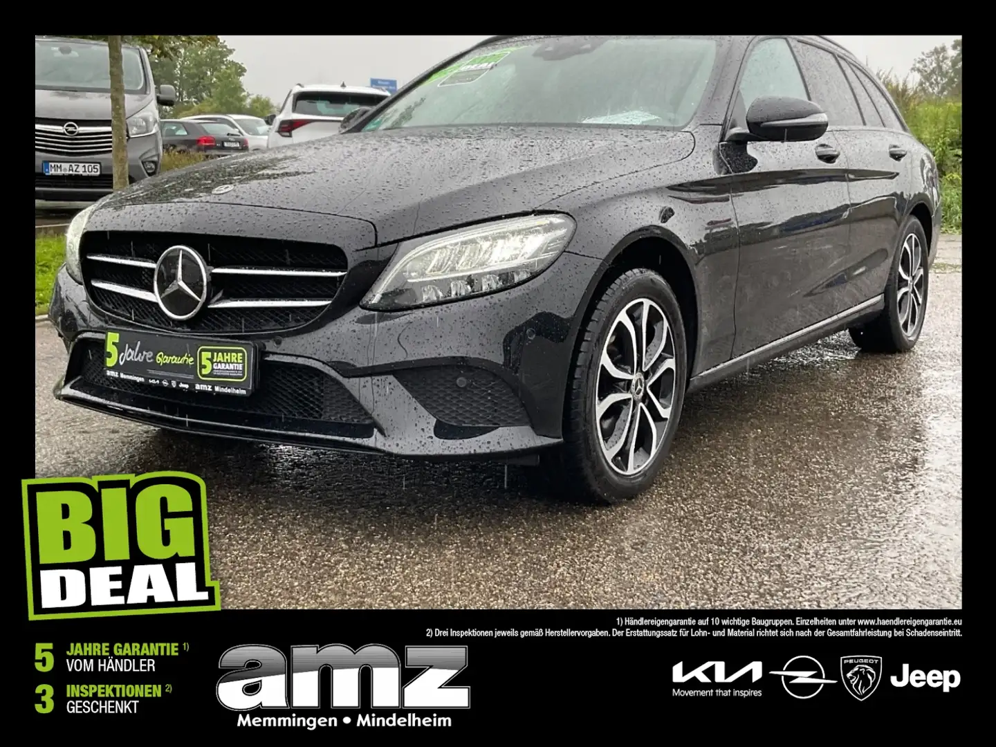 Mercedes-Benz C 220 T d 4Matic Avantgarde AHK+Pano+Burmester Noir - 1