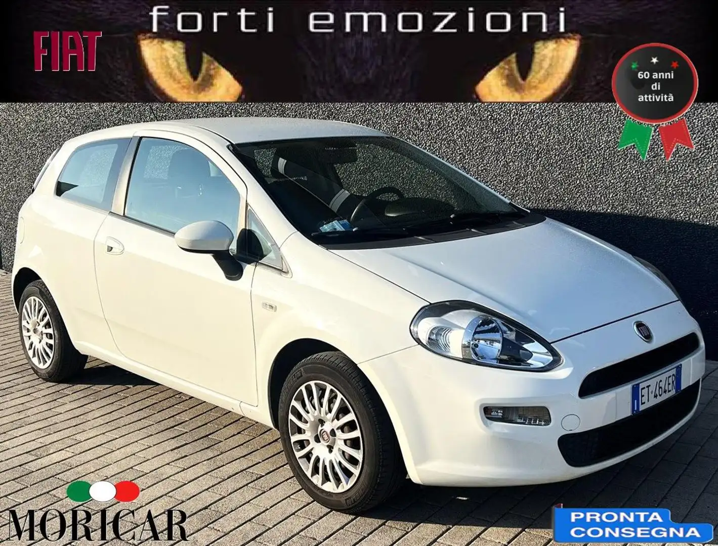 Fiat Punto 1.2 8V 3 porte Street Blanc - 1