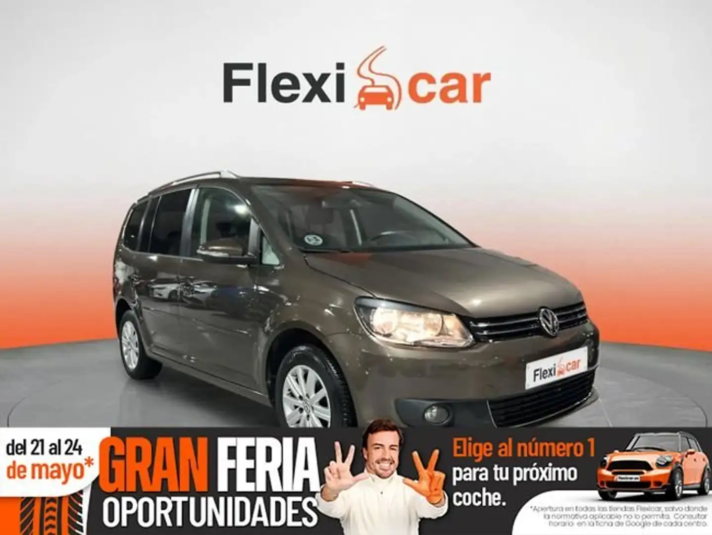 Volkswagen Touran 1.6TDI Business 105 Marrón - 1