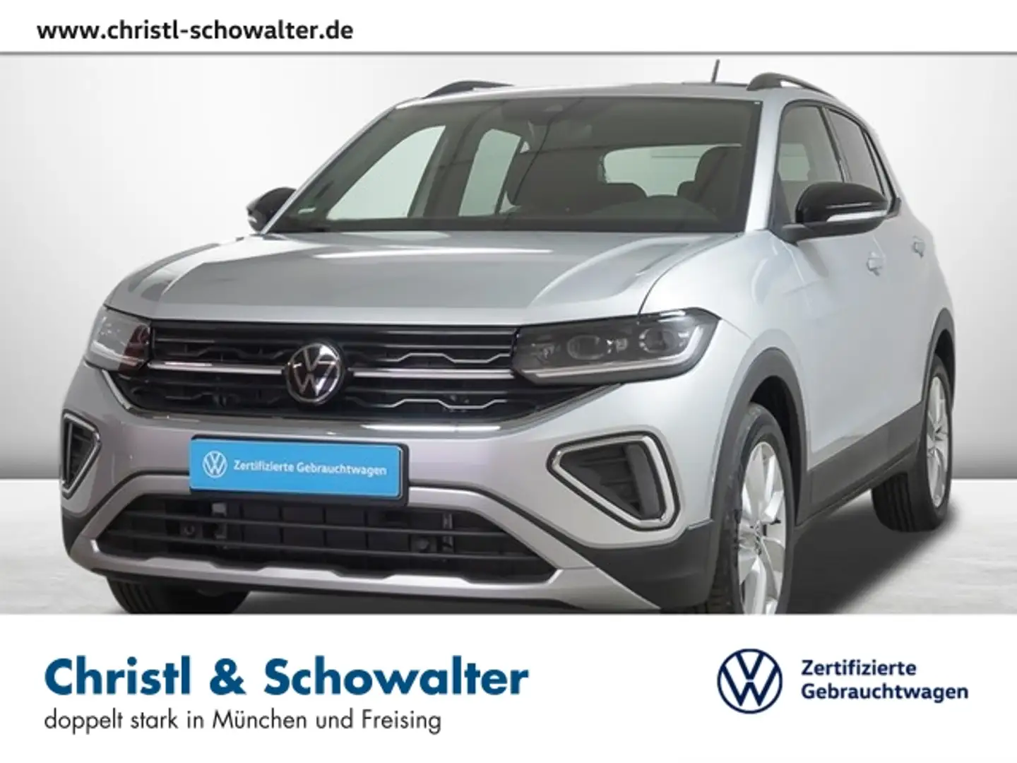 Volkswagen T-Cross 1.0 TSI DSG GOAL MATRIX NAVI KLIMA ACC Silber - 1