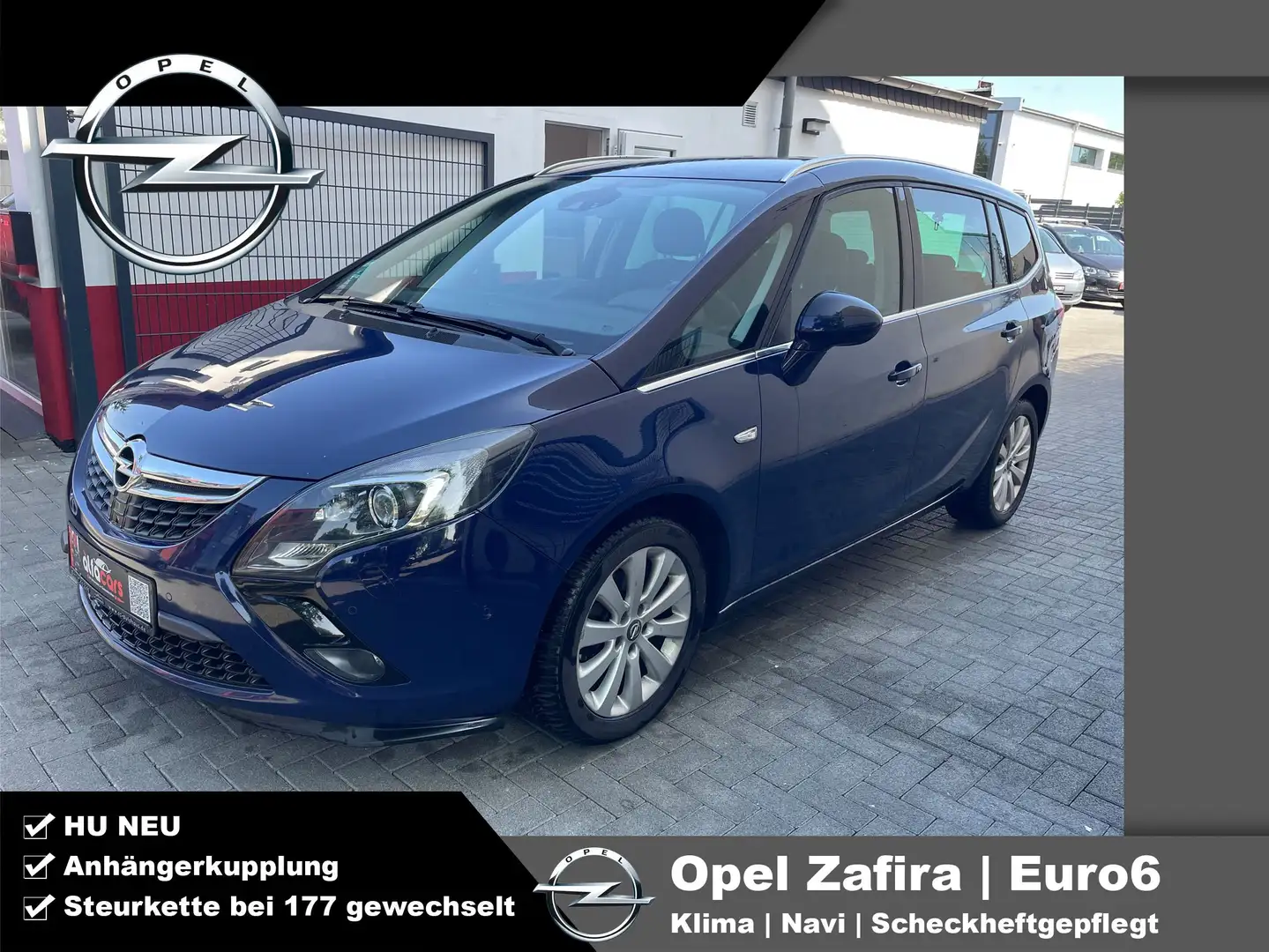 Opel Zafira Tourer 2.Hand | NAVI | Anhängerkupplung Blauw - 2