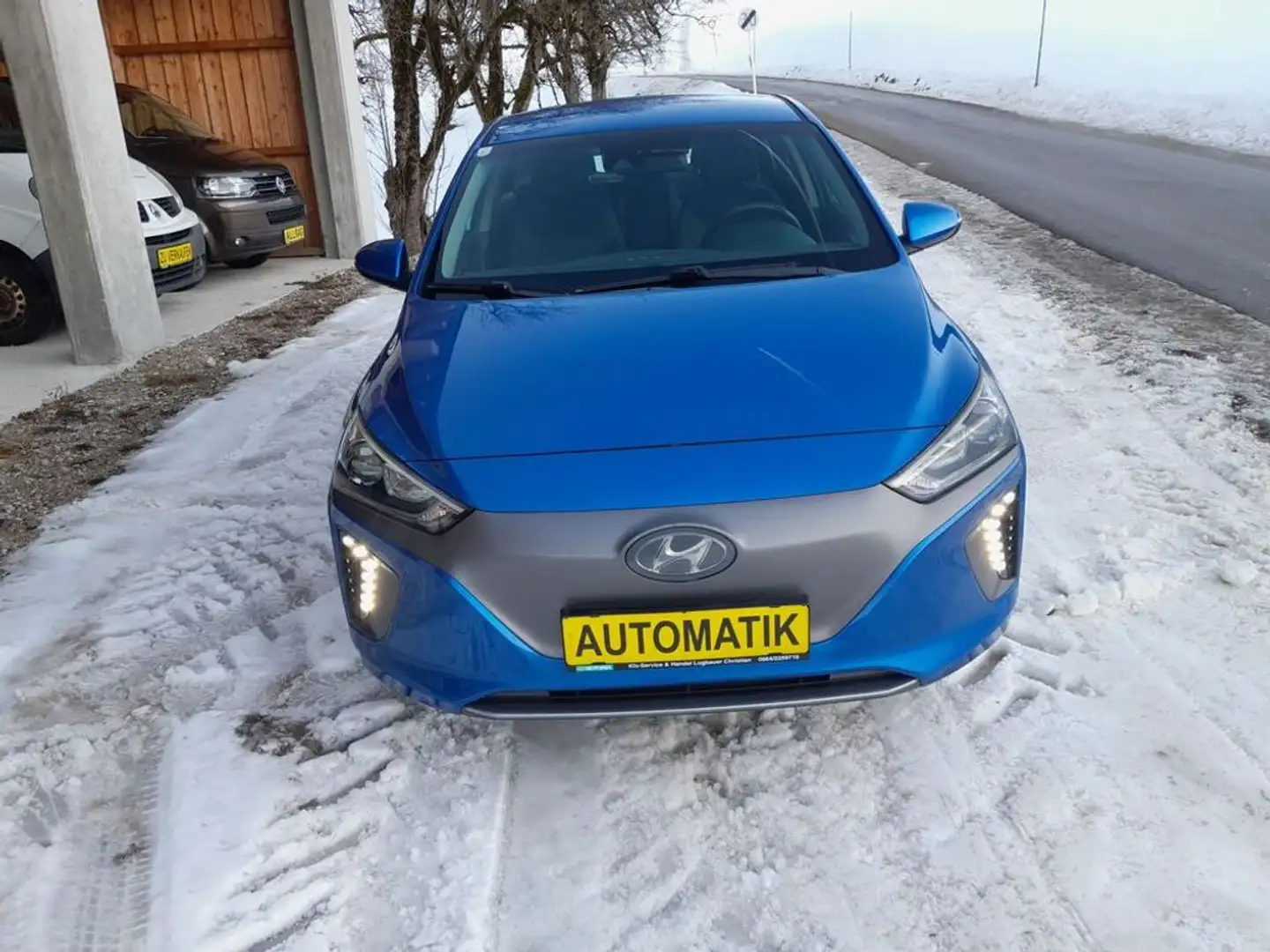 Hyundai IONIQ Premium Elektro Finanzierung möglich Blau - 2