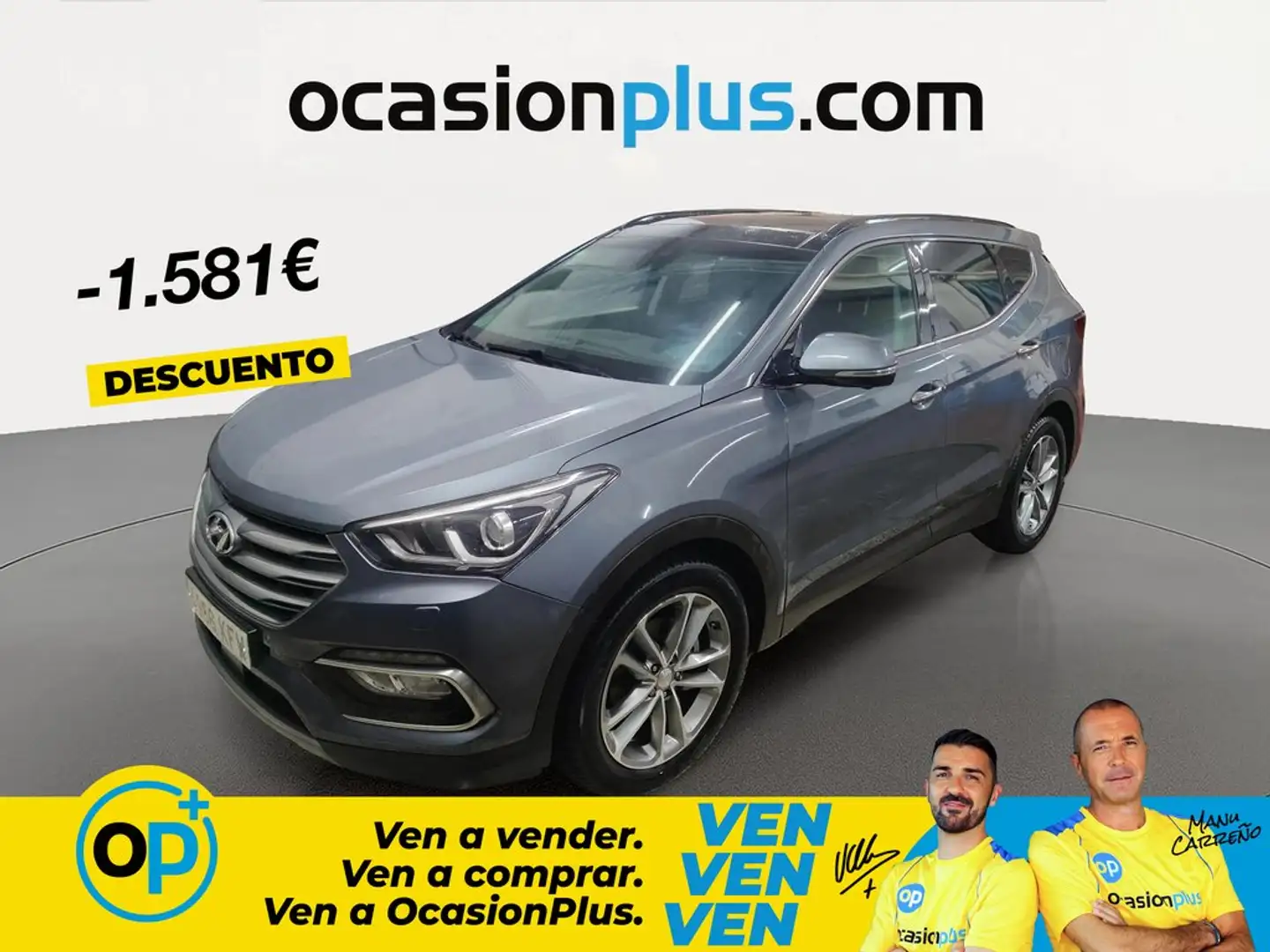 Hyundai SANTA FE 2.2CRDi 4x4 Style Safe 7s Aut. Gris - 1