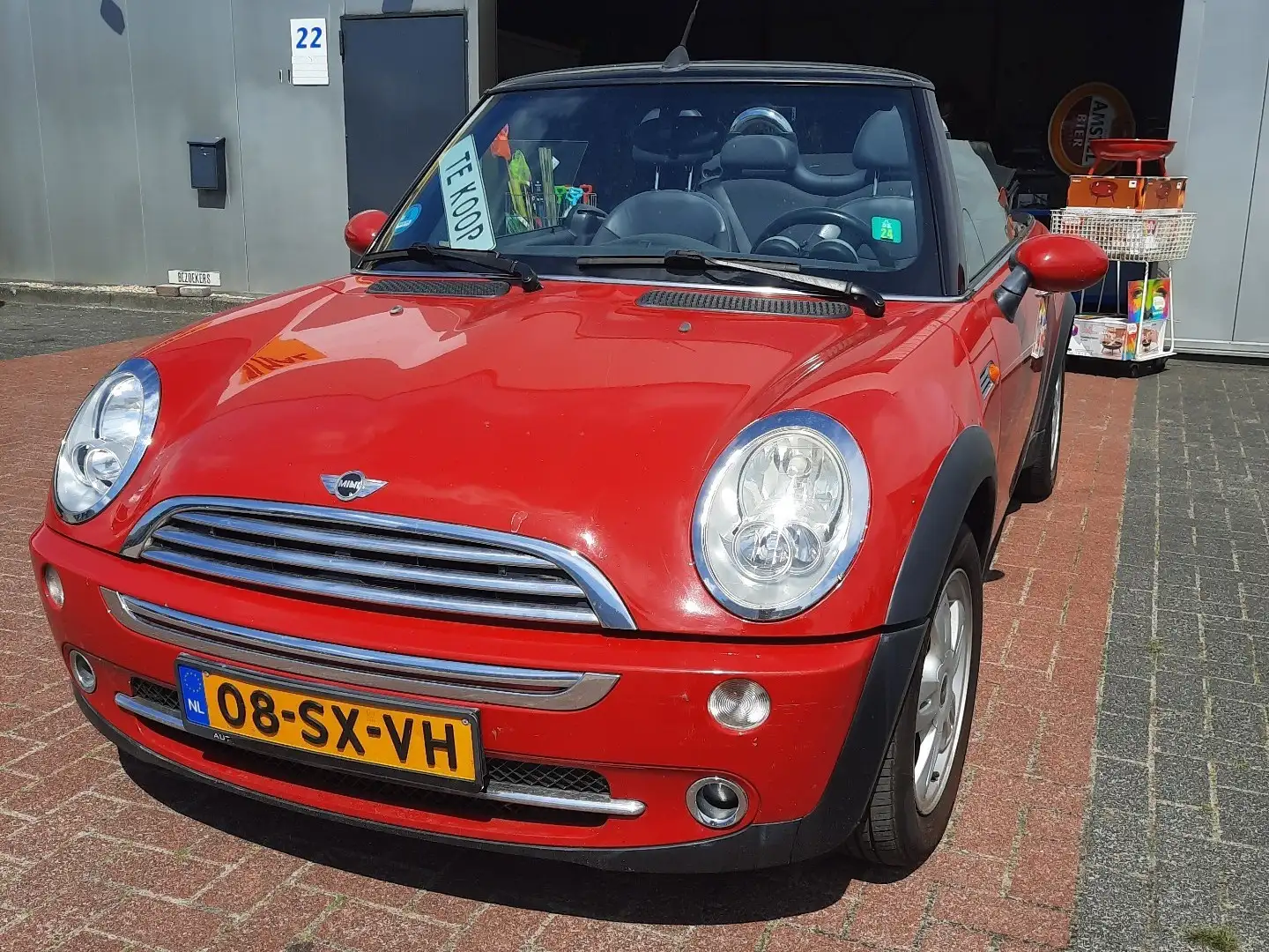 MINI Cooper 1.6 Chili Cabrio Rood - 1
