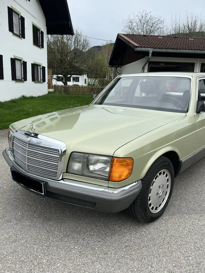 Mercedes-Benz S 500 500 SEL 5,0L V8, Klima, Leder, AHK, Fahrer Airbag Zelená - 2