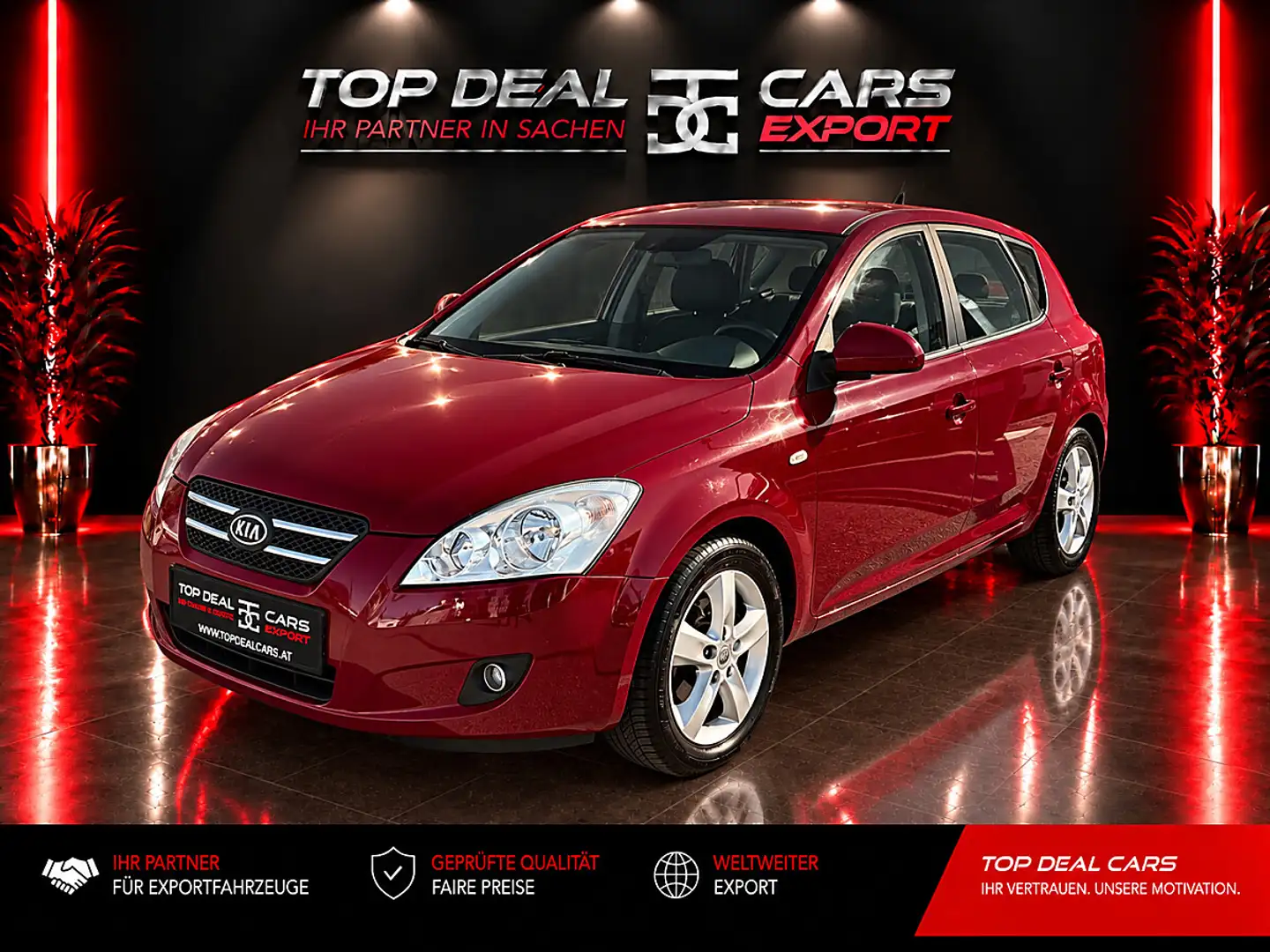 Kia Ceed / cee'd cee'd 1,6 CVVT **AUTOMATIK **Schiebedach ** Rot - 1