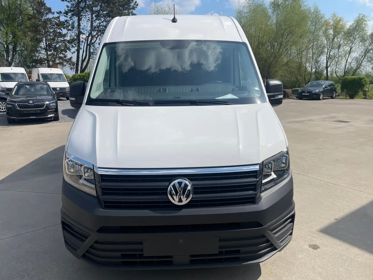 Volkswagen Crafter 2.0 CR TDi L3H3 *TREKHAAK +CARPLAY+NAVI+LEDER* Blanc - 2