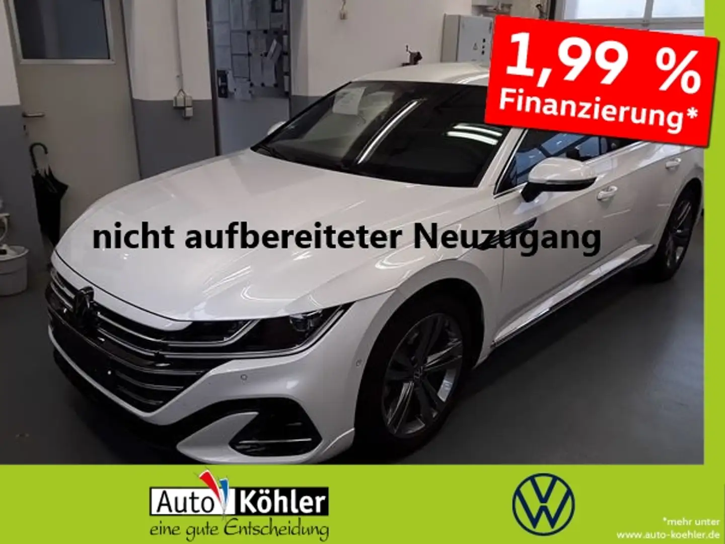 Volkswagen Arteon SB R-Line TDi 4M Head-up Display / Leder Blanc - 1