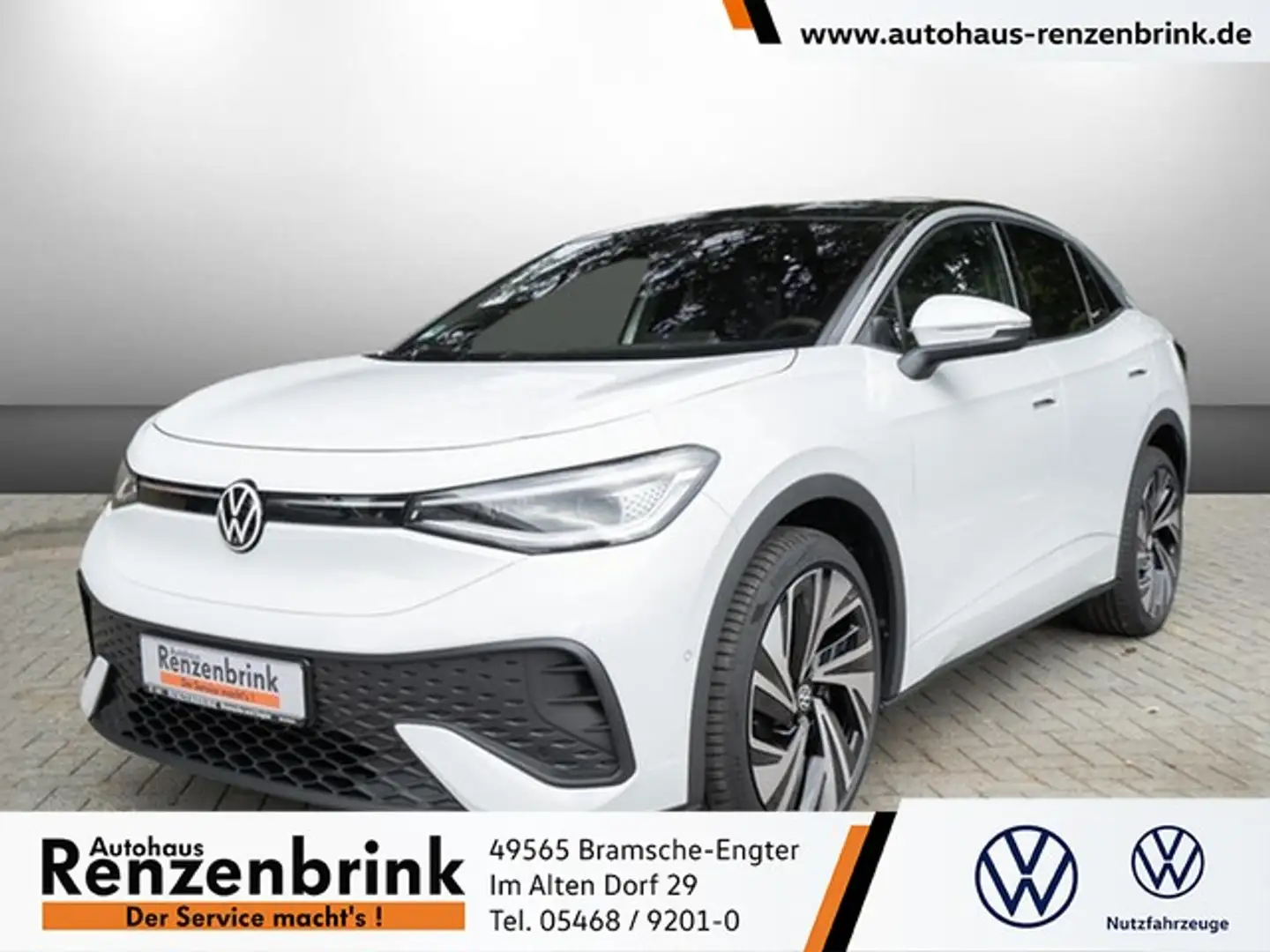 Volkswagen ID.5 Pro 77 kW/h AHK Top-Sport uvm Weiß - 1