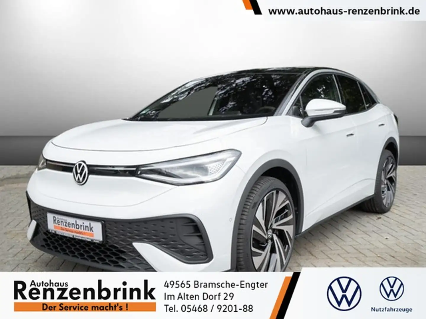 Volkswagen ID.5 Pro 77 kW/h AHK Top-Sport uvm Weiß - 1