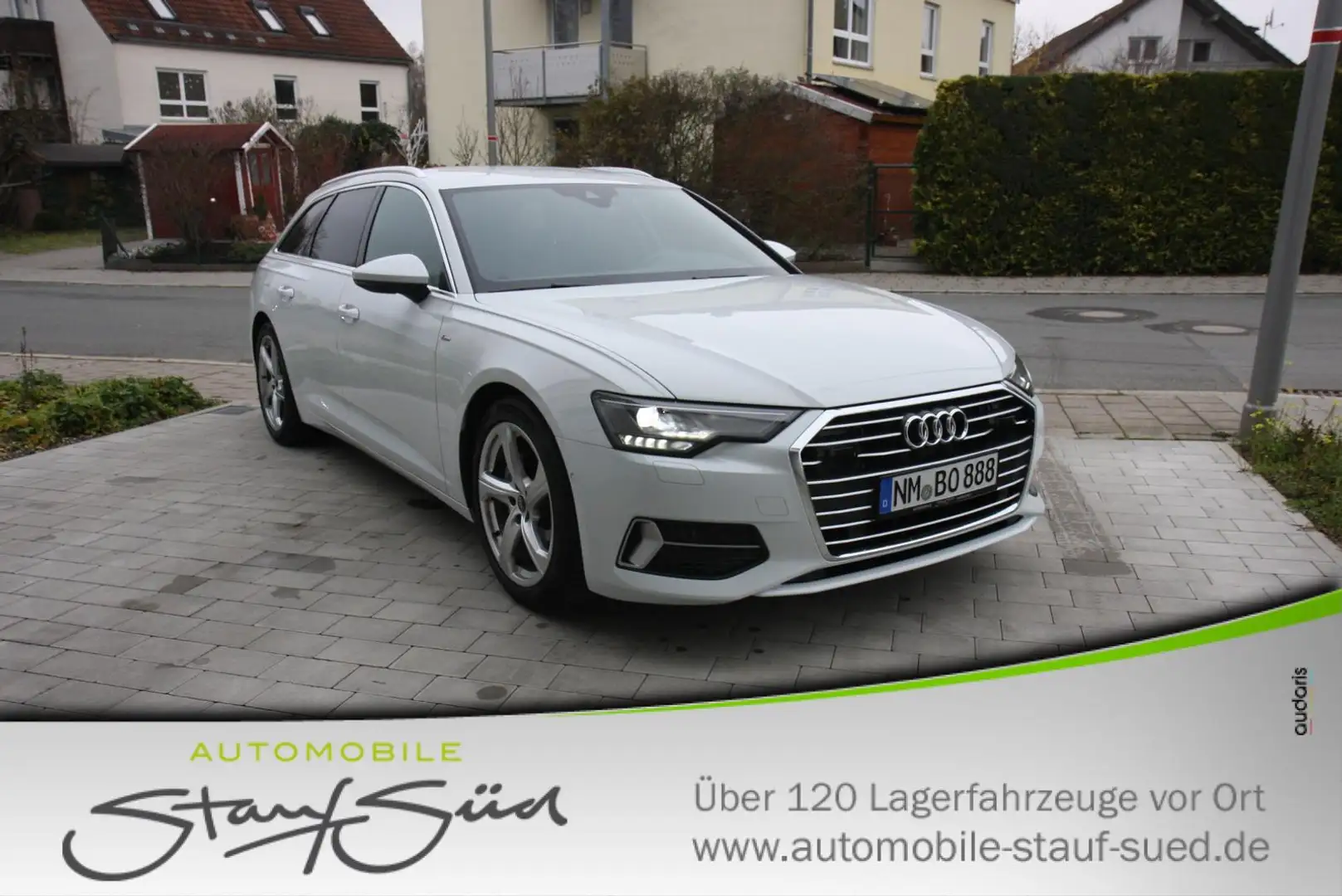 Audi A6 Avant 40 TDI 3x S-Line-Paket Tour-ACC-Teilleder Weiß - 1