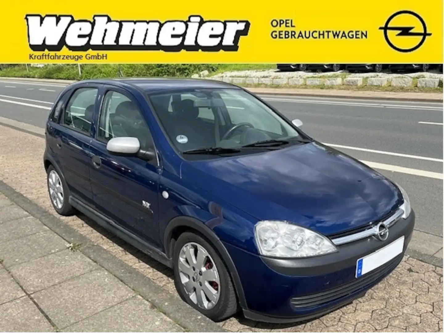 Opel Corsa NJoy-Allwetter,AHK,Verschltl. NEU,gepflegt Modrá - 1