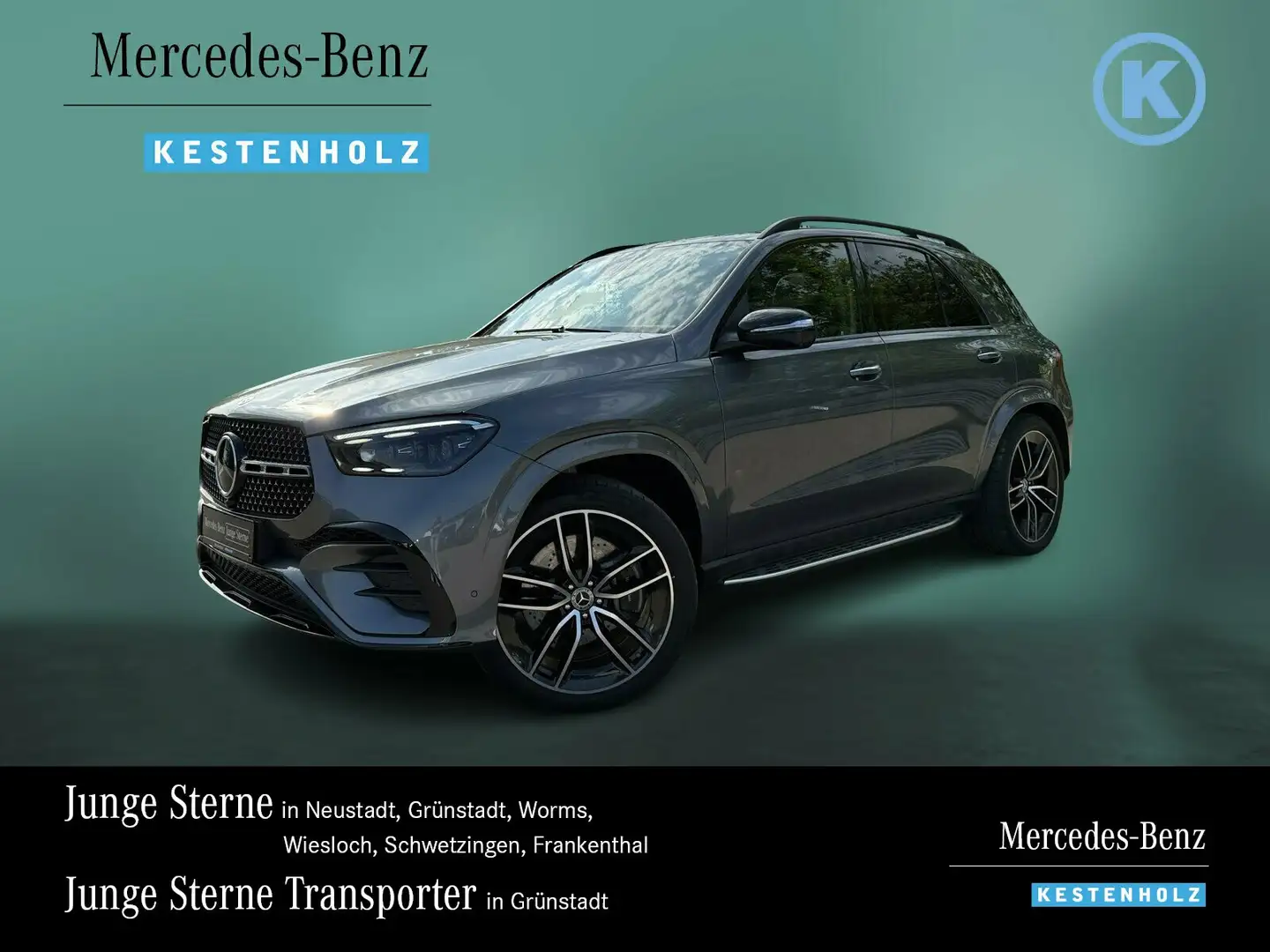 Mercedes-Benz GLE 350 GLE 350 de 4M AMG+PANO+DISTR+AHK+360+BURME+NIGHT Gris - 1