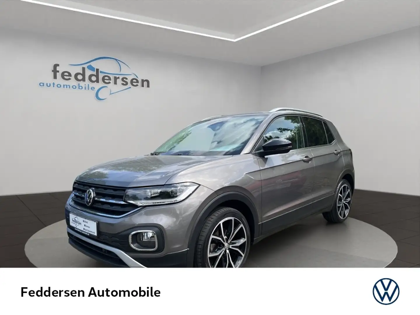 Volkswagen T-Cross Style 1.0 TSI AHK ACC Navi Sitzheizung Rückfahrka Grau - 1