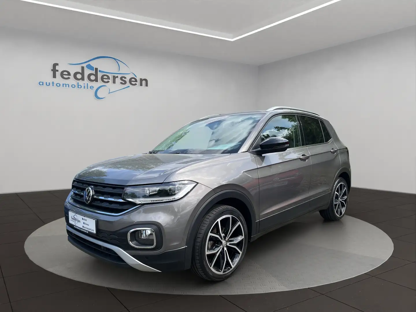 Volkswagen T-Cross Style 1.0 TSI AHK ACC Navi Sitzheizung Rückfahrka Grau - 2