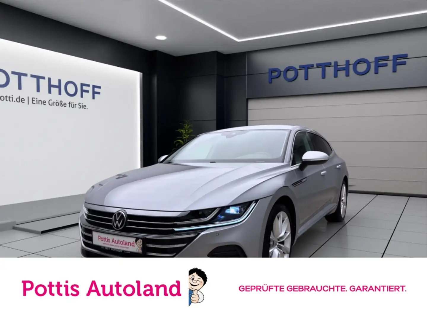 Volkswagen Arteon Shooting Brake 2.0 TDI DSG ELEGANCE NAVI ACC LED S Silber - 1