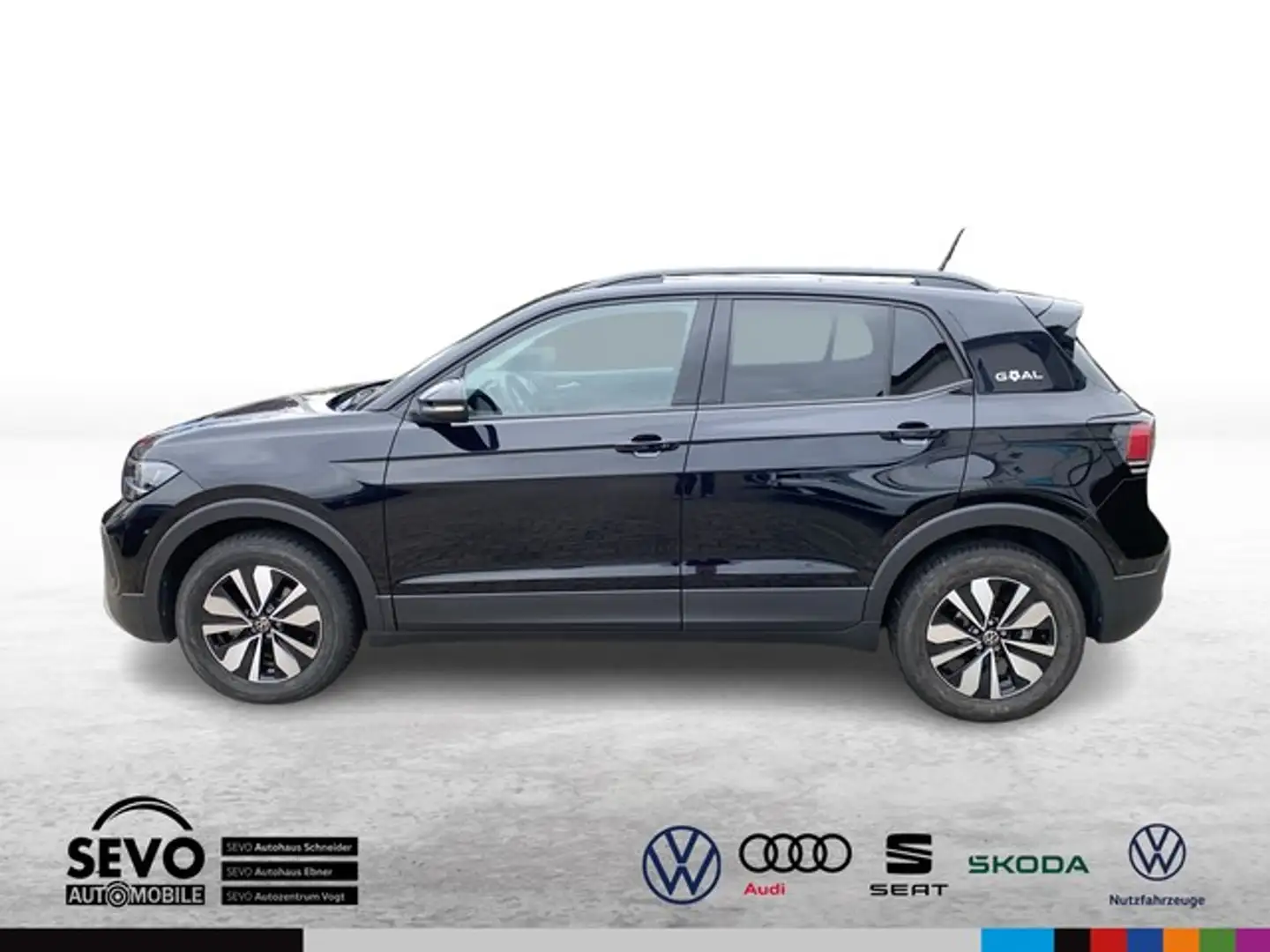 Volkswagen T-Cross 1.5 TSI DSG Goal Schwarz - 2