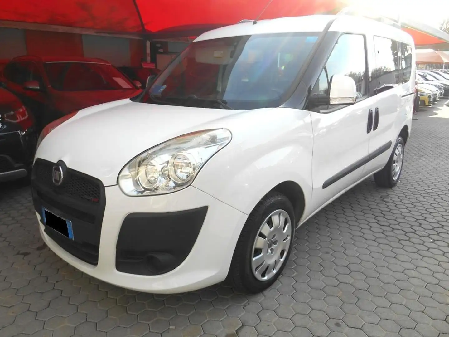 Fiat Doblo 1.6 mjt 16v Emotion 90cv 7 POSTI Weiß - 1
