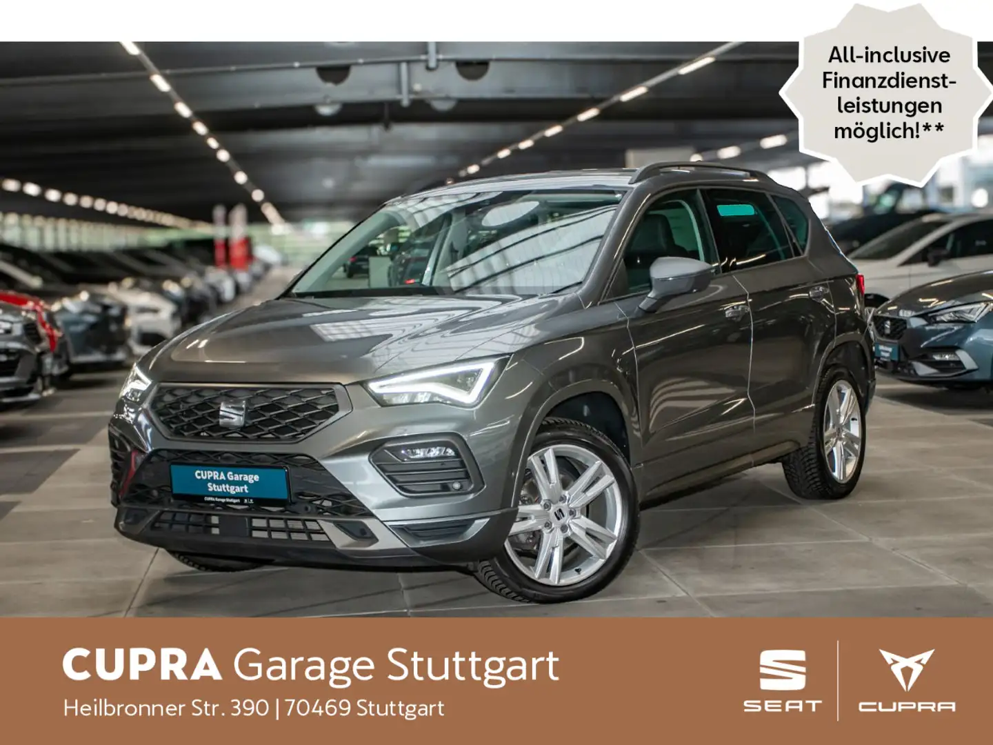 SEAT Ateca ACT FR 1.5 TSI 110 kW Gris - 1