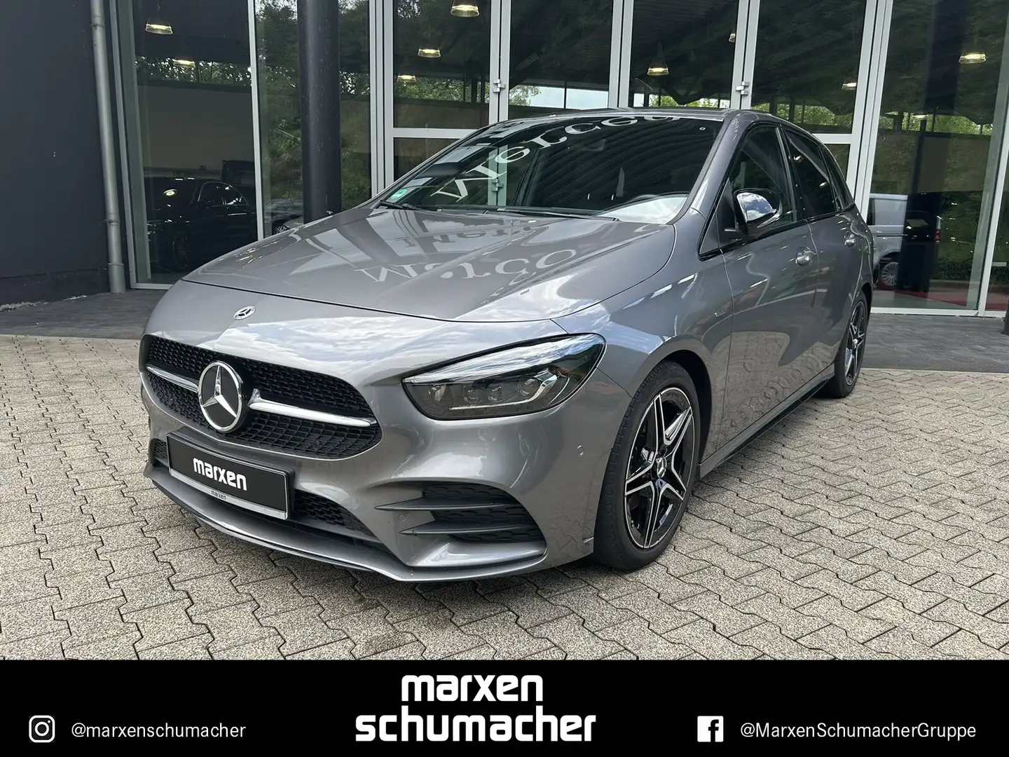 Mercedes-Benz B 200 B 200 d 4M EDITION 2020 AMG+MBUX+Multibeam+Night Grau - 1