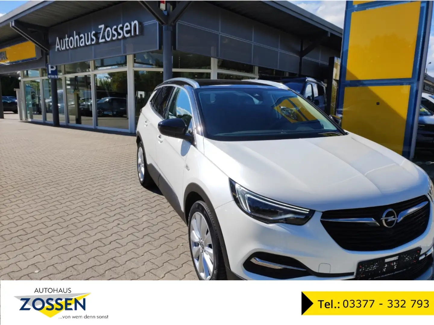 Opel Grandland Ultimate 1.6 AHK-abnehmbar+Navi+Kamera Blanc - 1