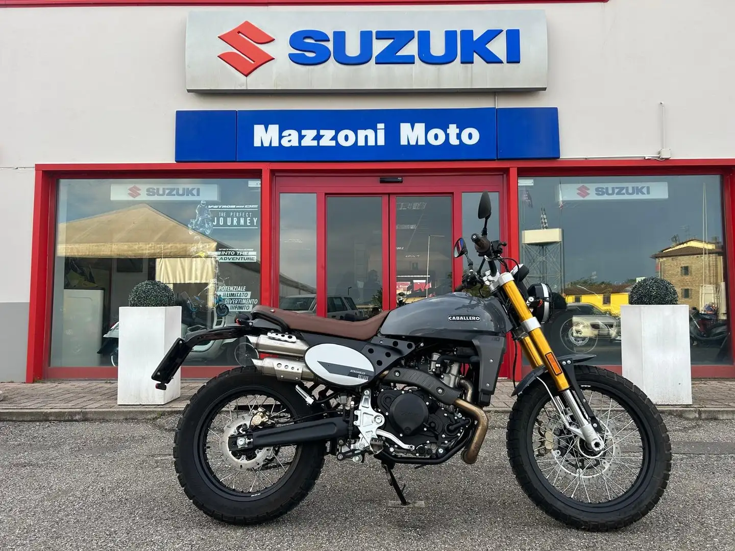 Fantic Caballero 500 SCRAMBLER DELUXE Gri - 1
