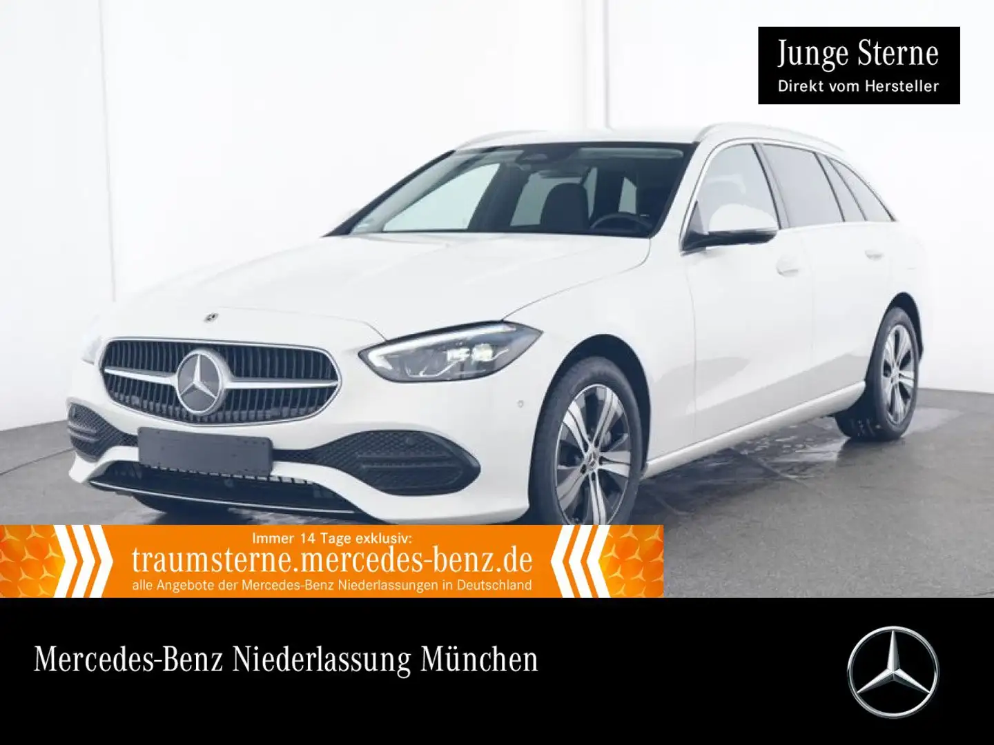 Mercedes-Benz C 300 e T AVANTG+LED+KAMERA+TOTW+KEYLESS+9G Weiß - 1
