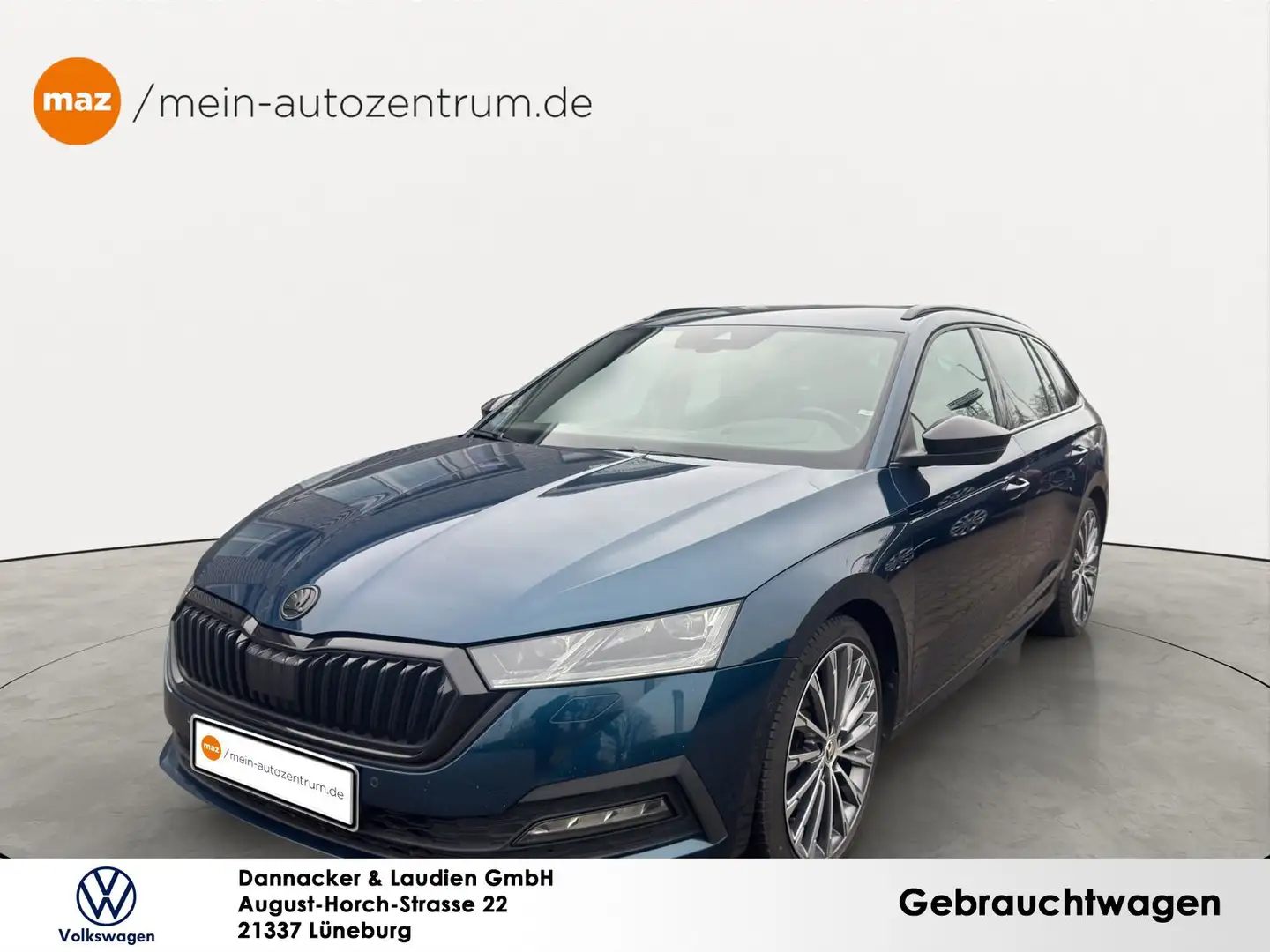 Skoda Octavia Combi 2.0 TDI 4x4 Style Alu LED AHK ACC Na Blau - 1