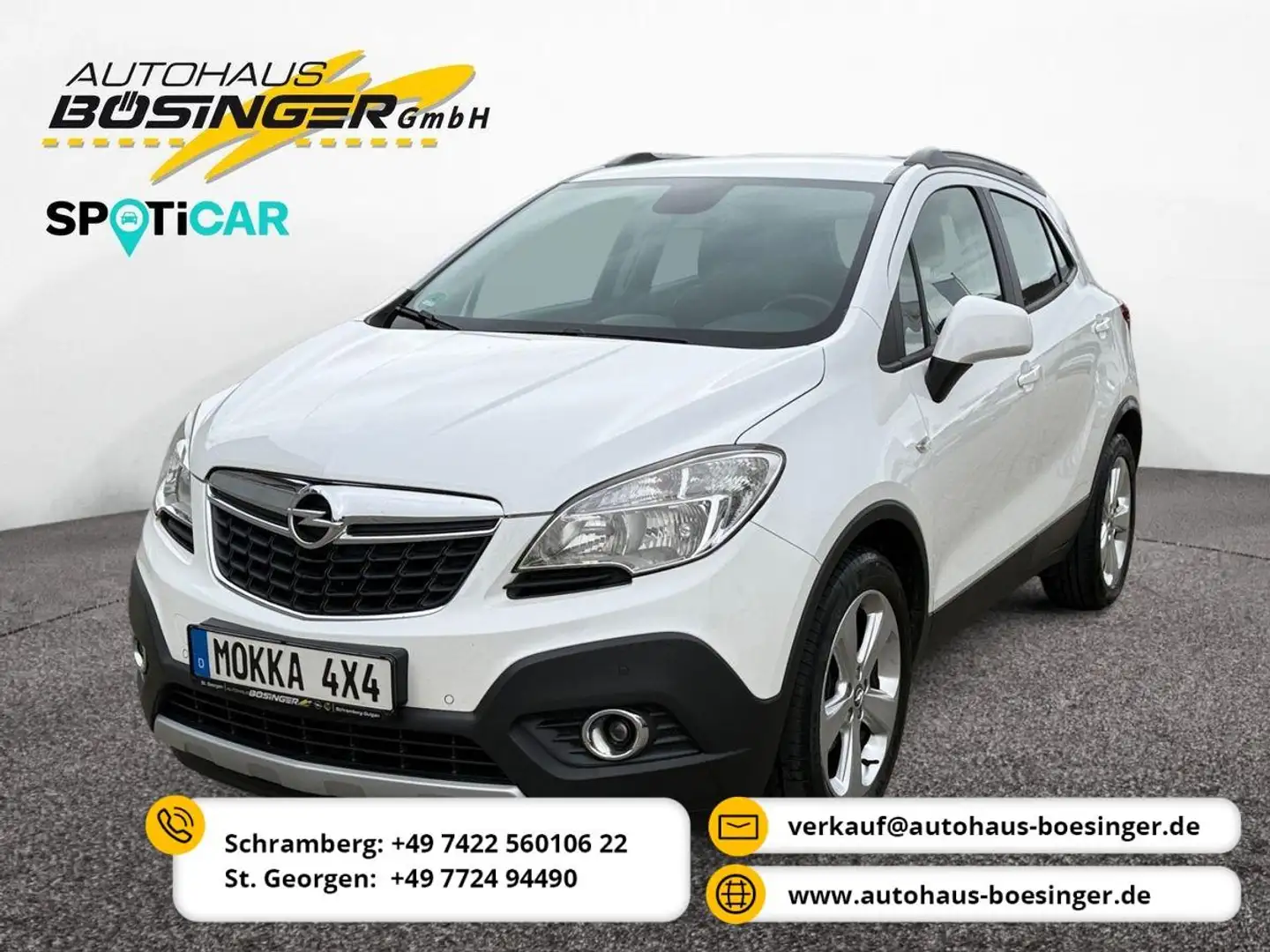 Opel Mokka X ALLRAD / AHK / NUR AN GEWERBE / EXPORT Blanc - 1