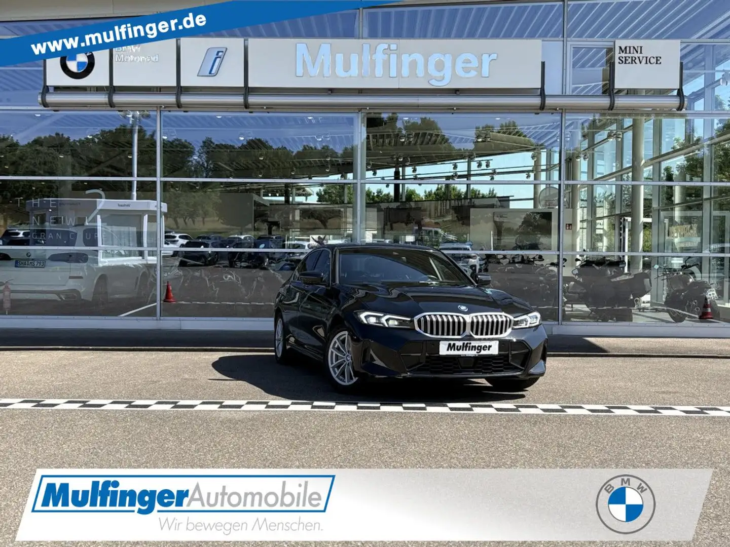 BMW 330 e M Sport HUD ACC Kamera HiFi KomfZug DrivAss Schwarz - 1