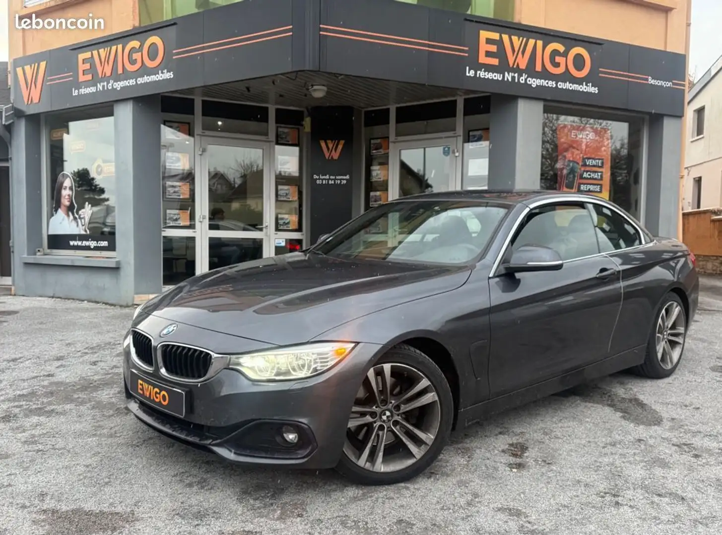 BMW 430 serie cabriolet 3.0 430 d 260 ch sport m Gris - 1