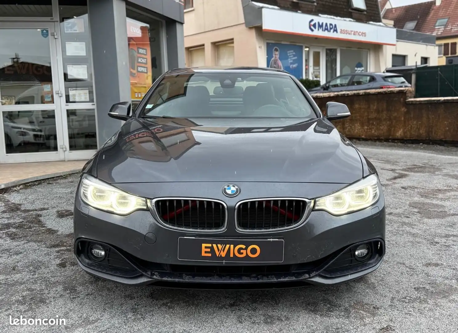 BMW 430 serie cabriolet 3.0 430 d 260 ch sport m Gris - 2