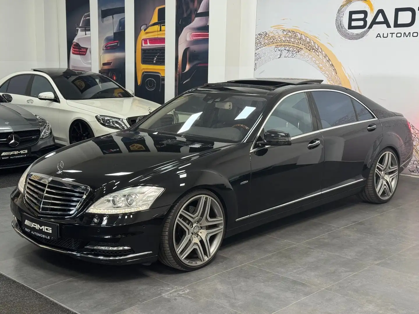 Mercedes-Benz S 500 CGI BE 4Matic LANG 21" AMG PANO DTR Negru - 2