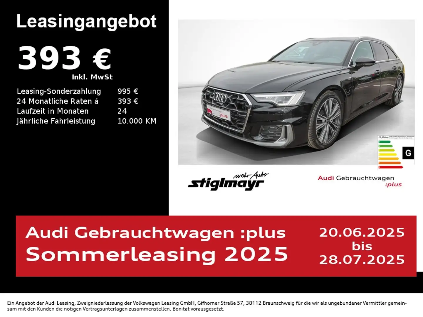 Audi A6 S-line 45 TFSI quattro ACC+AHK+MATRIX+PANO Schwarz - 1