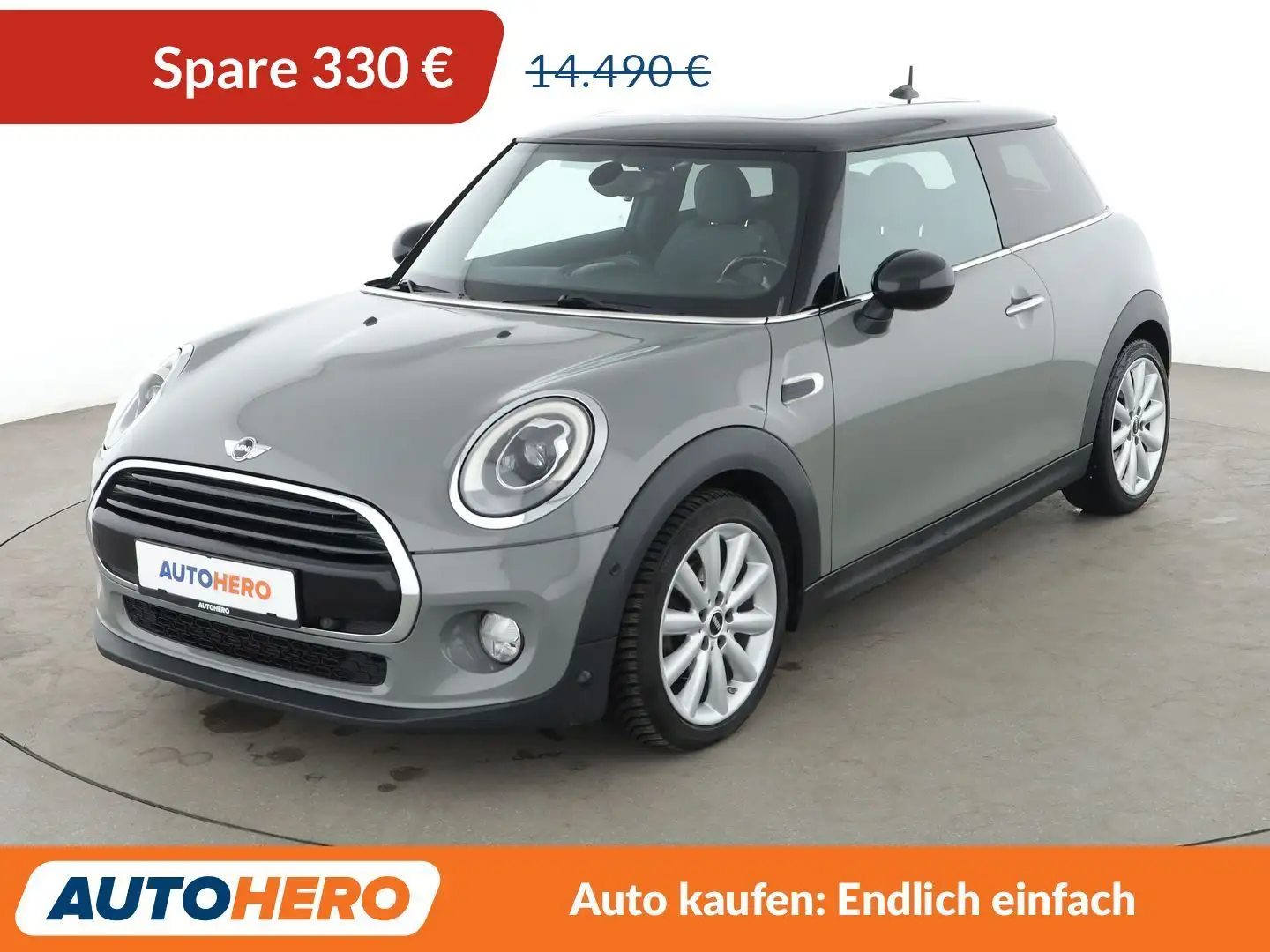 MINI Cooper Cooper Aut.*NAVI*TEMPO*PDC*LIM*SHZ*ALU* Grau - 1