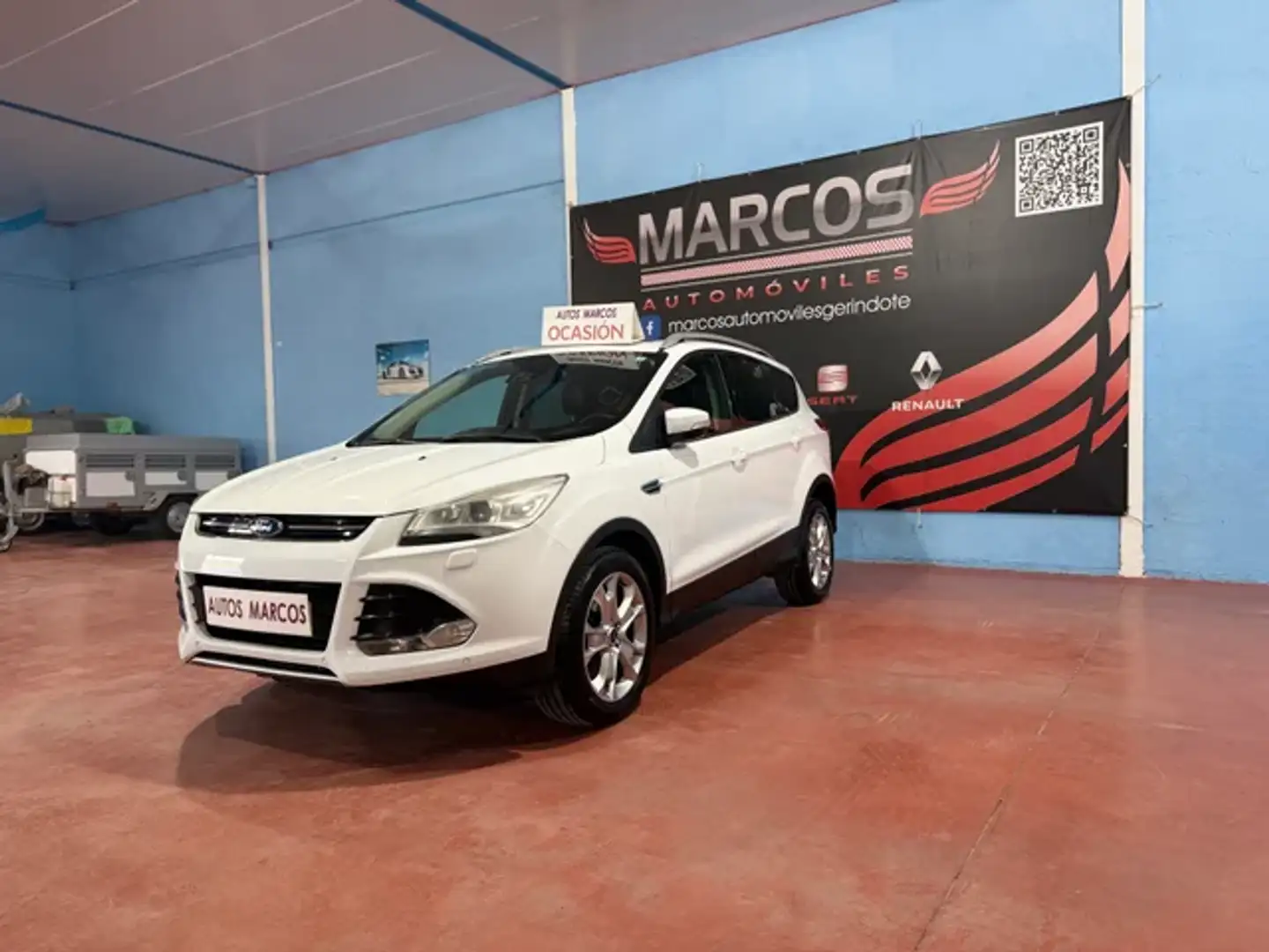 Ford Kuga 2.0TDCi Titanium S 4x4 140 Blanc - 1