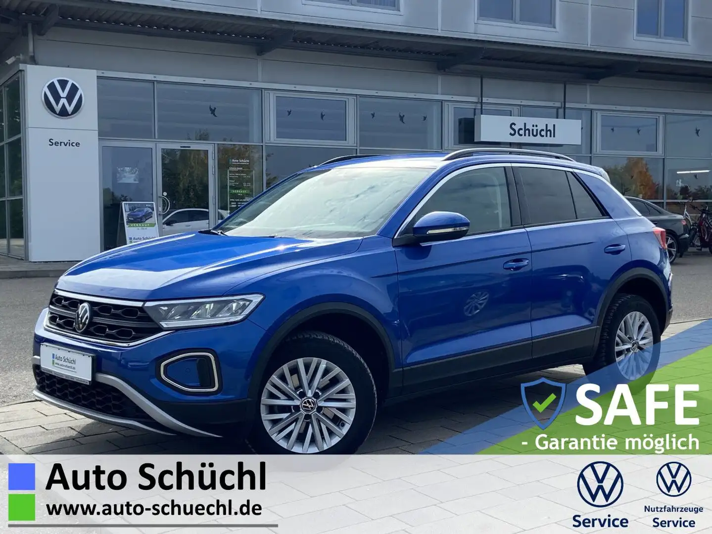 Volkswagen T-Roc 1.5 TSI LIFE GARANTIE NAVI+LED+APP-CONNECT Blau - 1