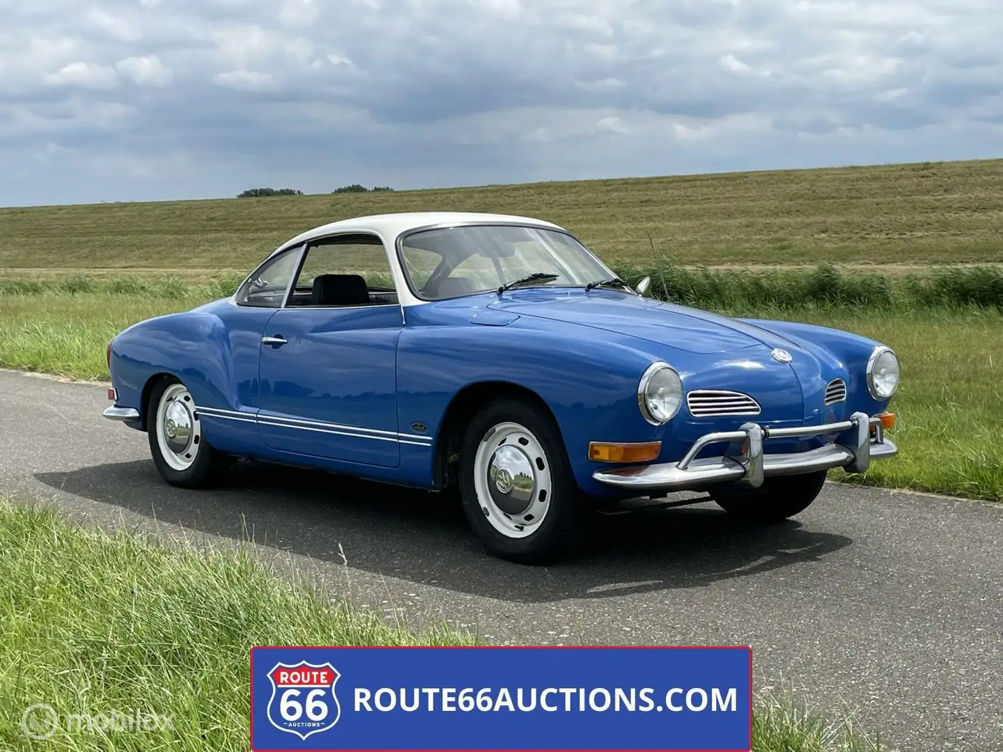 Volkswagen Karmann Ghia Coupe | Route 66 Auctions Bleu - 1